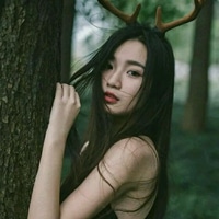 文艺qq闺蜜头像一左一右