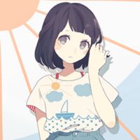 卡通短发小女孩头像图片大全