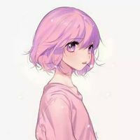 卡通短发小女孩头像图片大全
