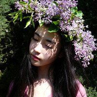 欧美头像女生长发控