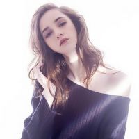 欧美头像女生长发控