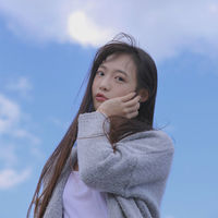 长发女生头像微信2018