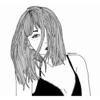 忧伤的动漫女生头像