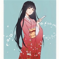 卡通淑女头像小清新