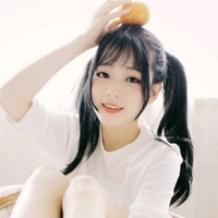 卡通可爱萌萌姐妹头像一对