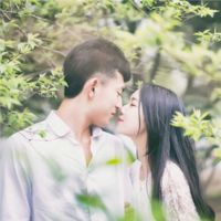 森系情侣头像一对两张