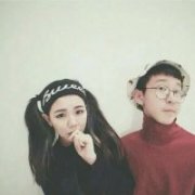 情侣头像呆萌一对两张 情侣头像可爱卖萌一对