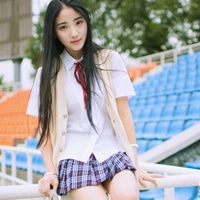 小清新高中女生头像