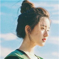 丸子头清纯女生头像