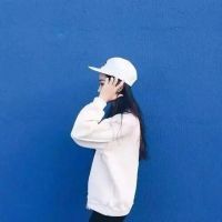 蓝色系女生头像唯美图片