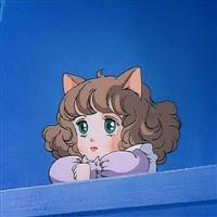 二次元蓝色系qq女生头像
