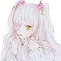 简约小清新卡通女生头像