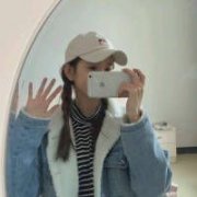 蓝色非主流闺蜜头像