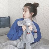 蓝色非主流闺蜜头像