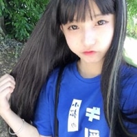 蓝色非主流闺蜜头像