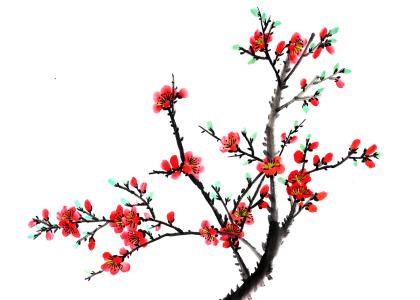赞美梅花的句子短一点
