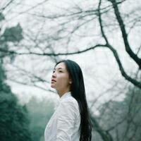穿衬衫的女生头像