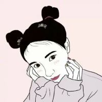 无刘海动漫女生头像