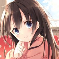 红色系动漫头像女生
