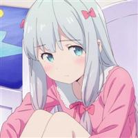 红色系动漫头像女生