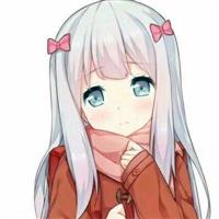红色系动漫头像女生