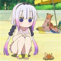 卡通美少女头像图片