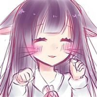 卡通美少女头像图片