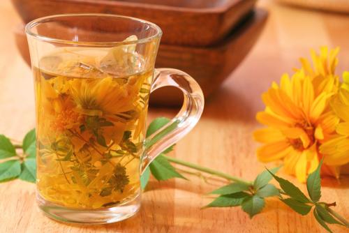 花茶的句子