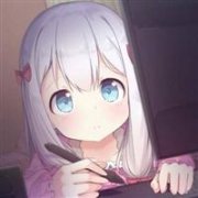 大眼萌妹子卡通头像