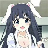 大眼萌妹子卡通头像