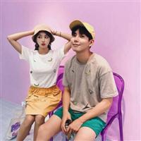 情侣头像水粉一男一女