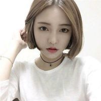 清新可爱的短发女生头像