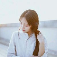 白色系可爱女生头像
