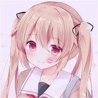 动漫粉色系列女生头像