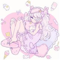 动漫粉色系列女生头像