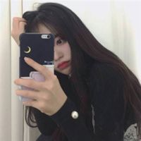 最潮长发女生头像