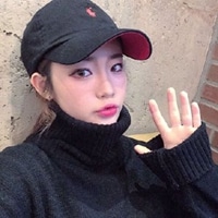 最潮长发女生头像