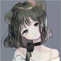 酷酷的女生头像卡通图片