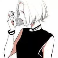 酷酷的女生头像卡通图片