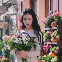 软妹子粉红系闺蜜头像