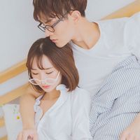 清新阳光的情侣头像