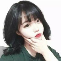 短发女生侧脸头像