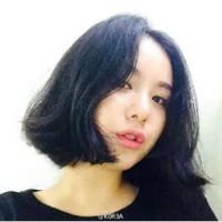 短发女生侧脸头像