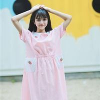 少女心草莓粉色系头像