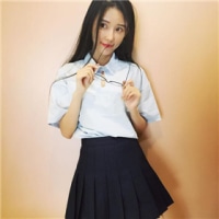 微博清纯校服女生头像图片