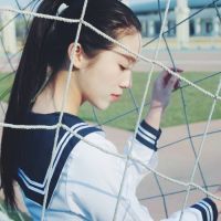 微博清纯校服女生头像图片