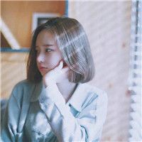 女生唯美短发头像