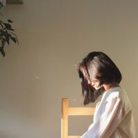 女生唯美短发头像