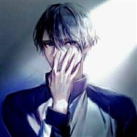 悲伤难过的动漫男生头像