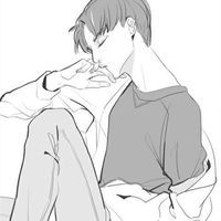 悲伤难过的动漫男生头像